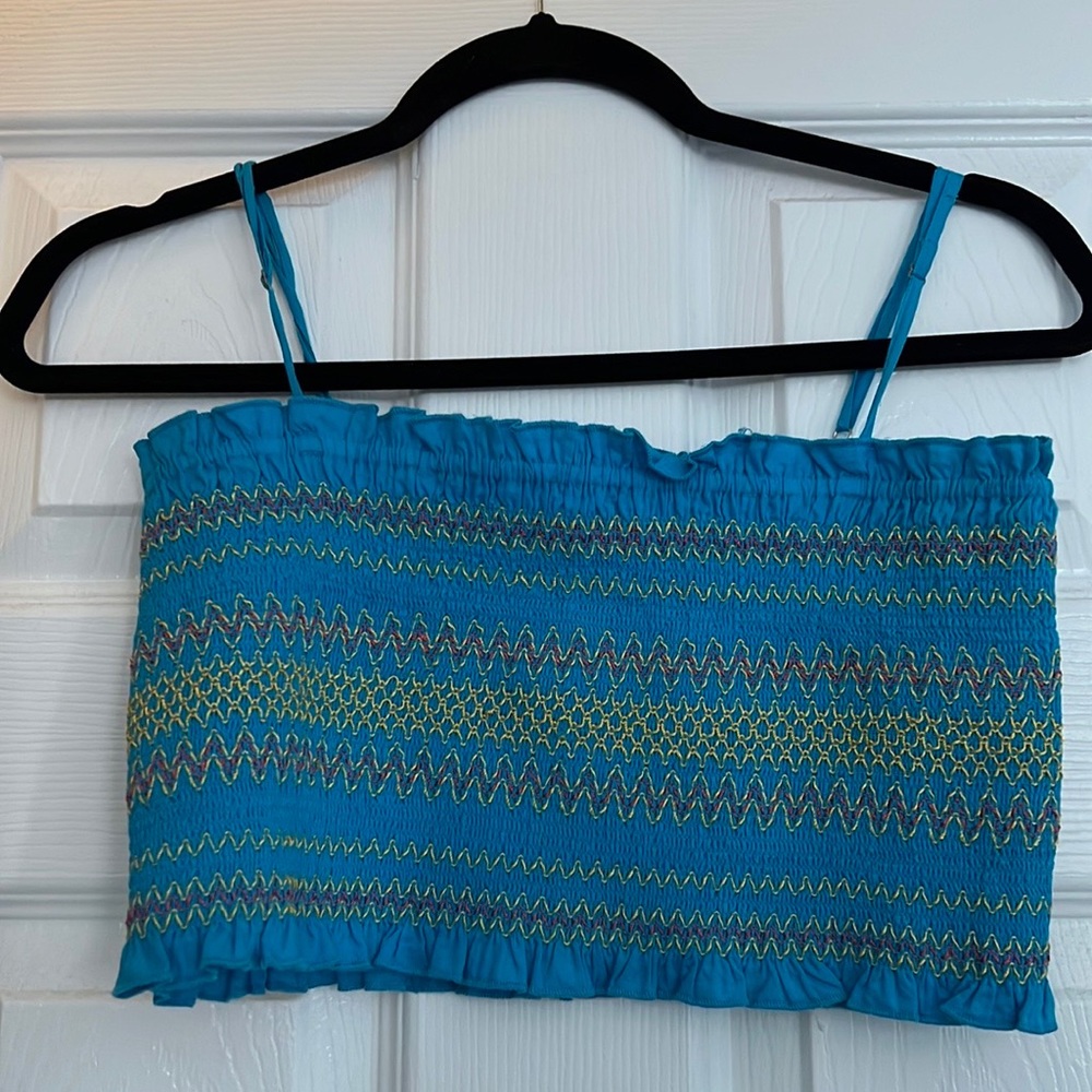 Forever 21 Turquoise Tube Top